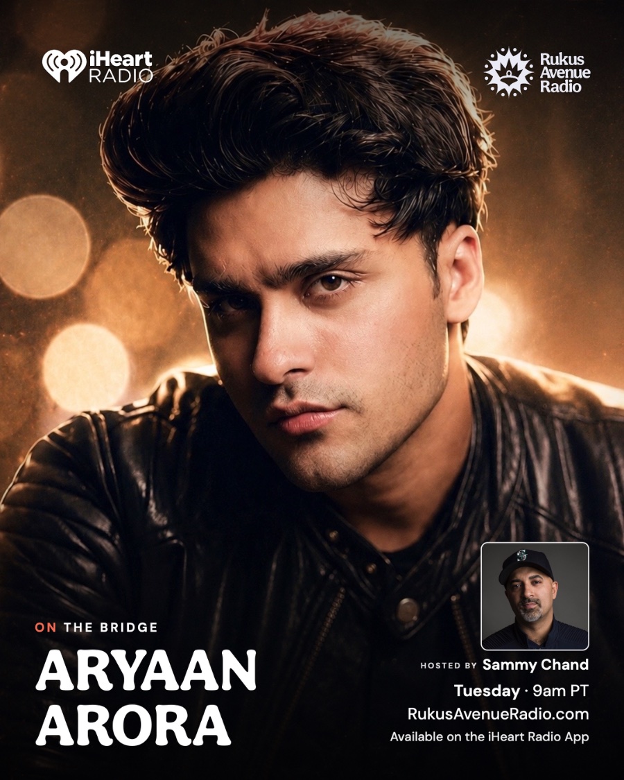 Aryaan Arora on The Bridge — Tuesday · 9 AM PT · hosted by Sammy Chand