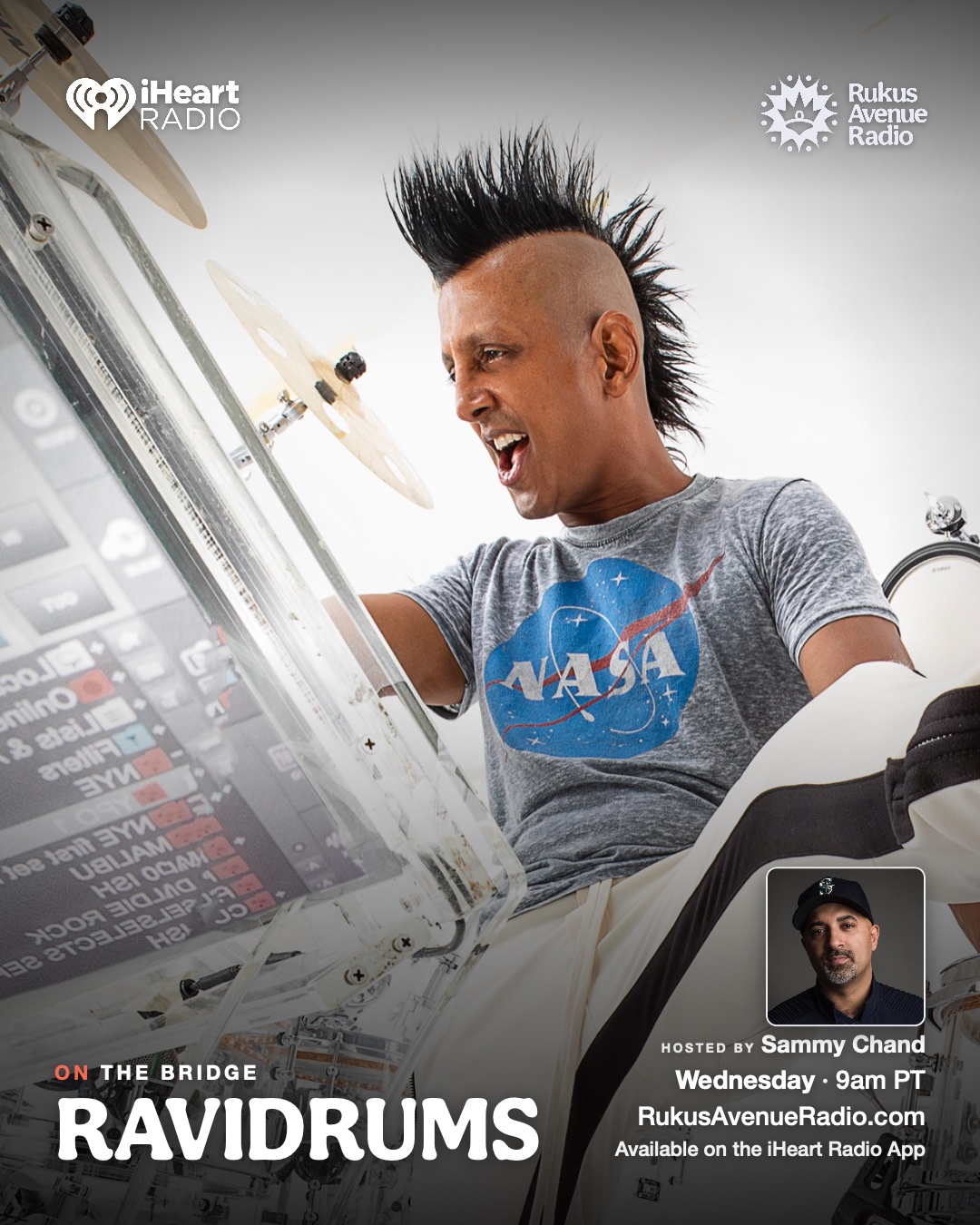 Ravidrums on The Bridge — Wed 17 Jun · 9 AM PT · hosted by Sammy Chand