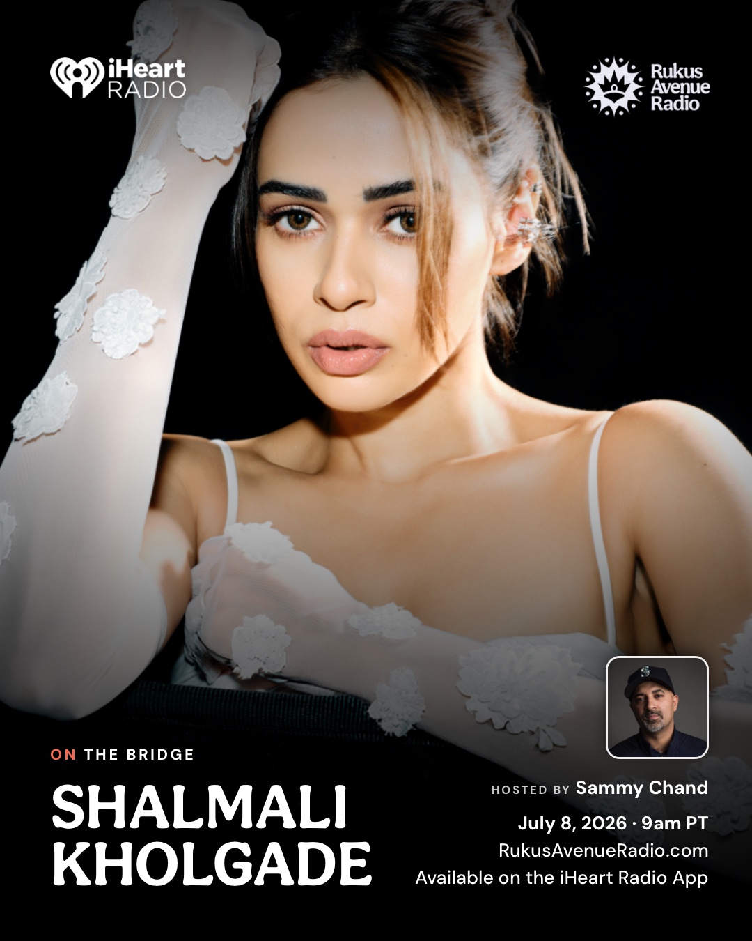 Shalmali Kholgade on The Bridge — Wed 8 Jul, Today, 9 AM PT