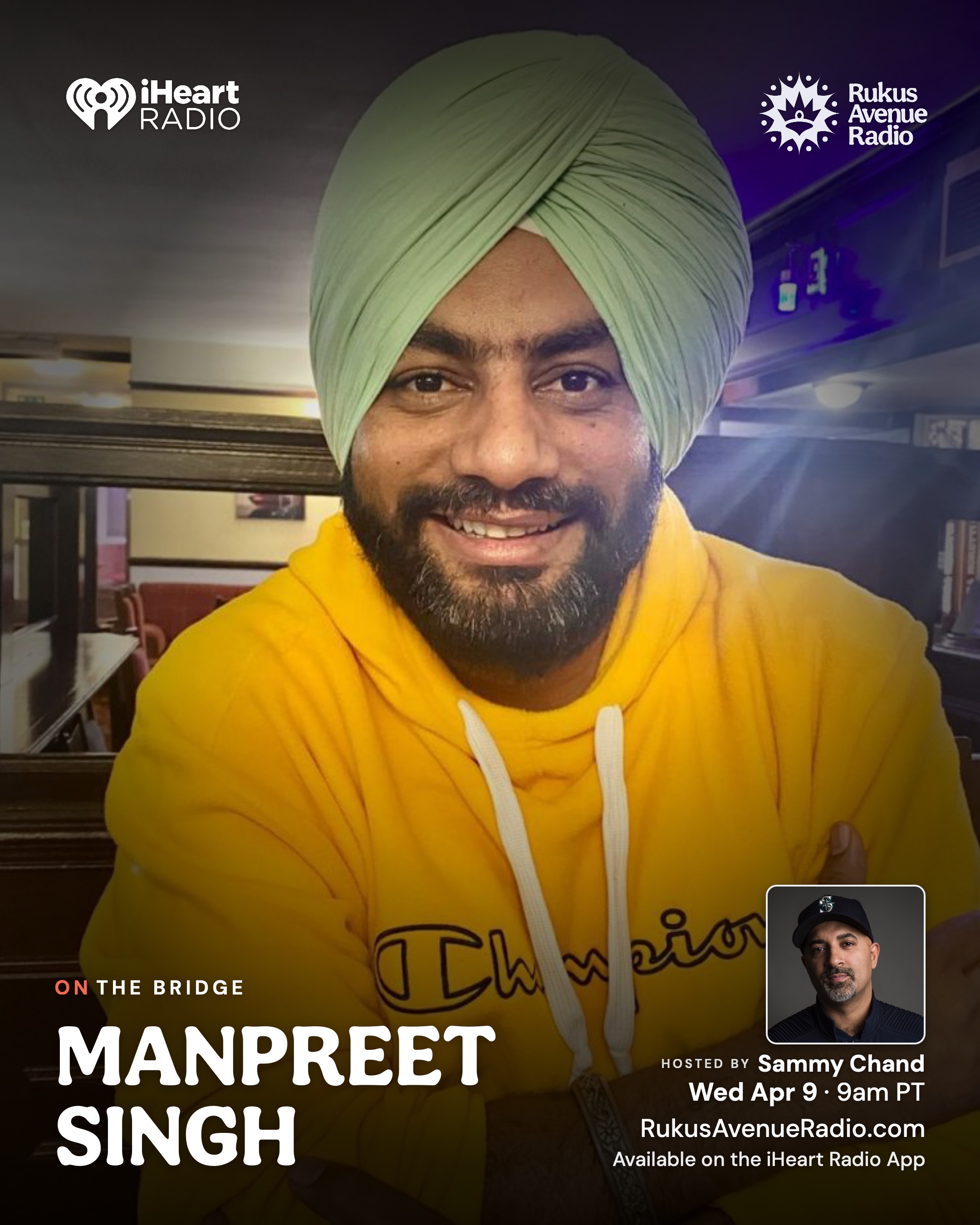 Manpreet Singh on The Bridge — Wed Apr 9