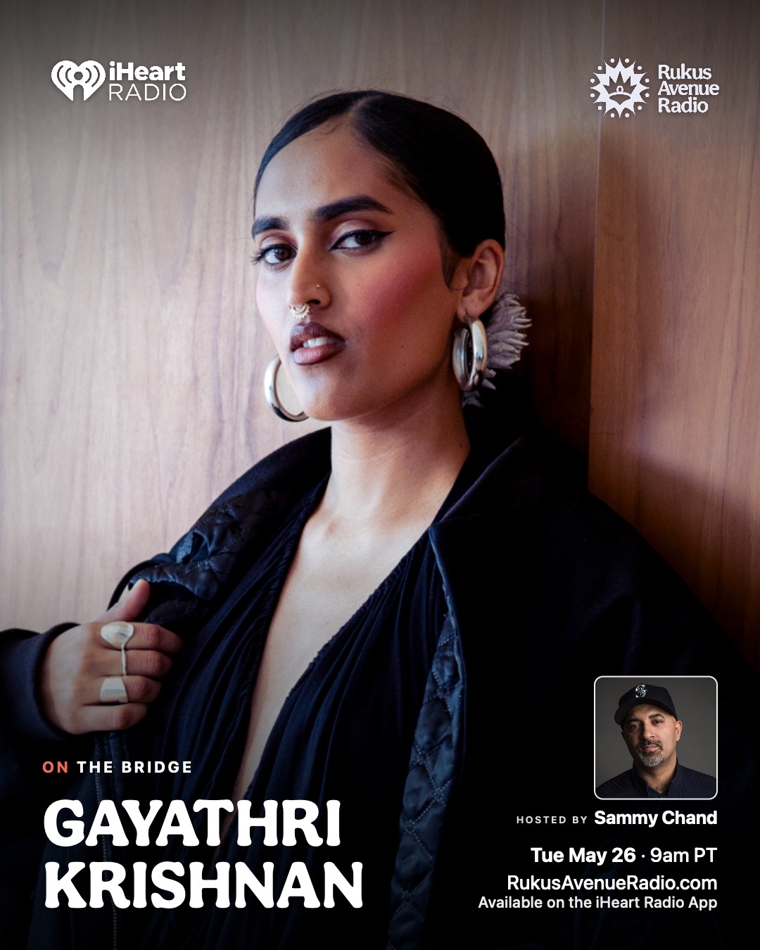 Gayathri Krishnan on The Bridge — Tue 26 May, 9 AM PT · Live