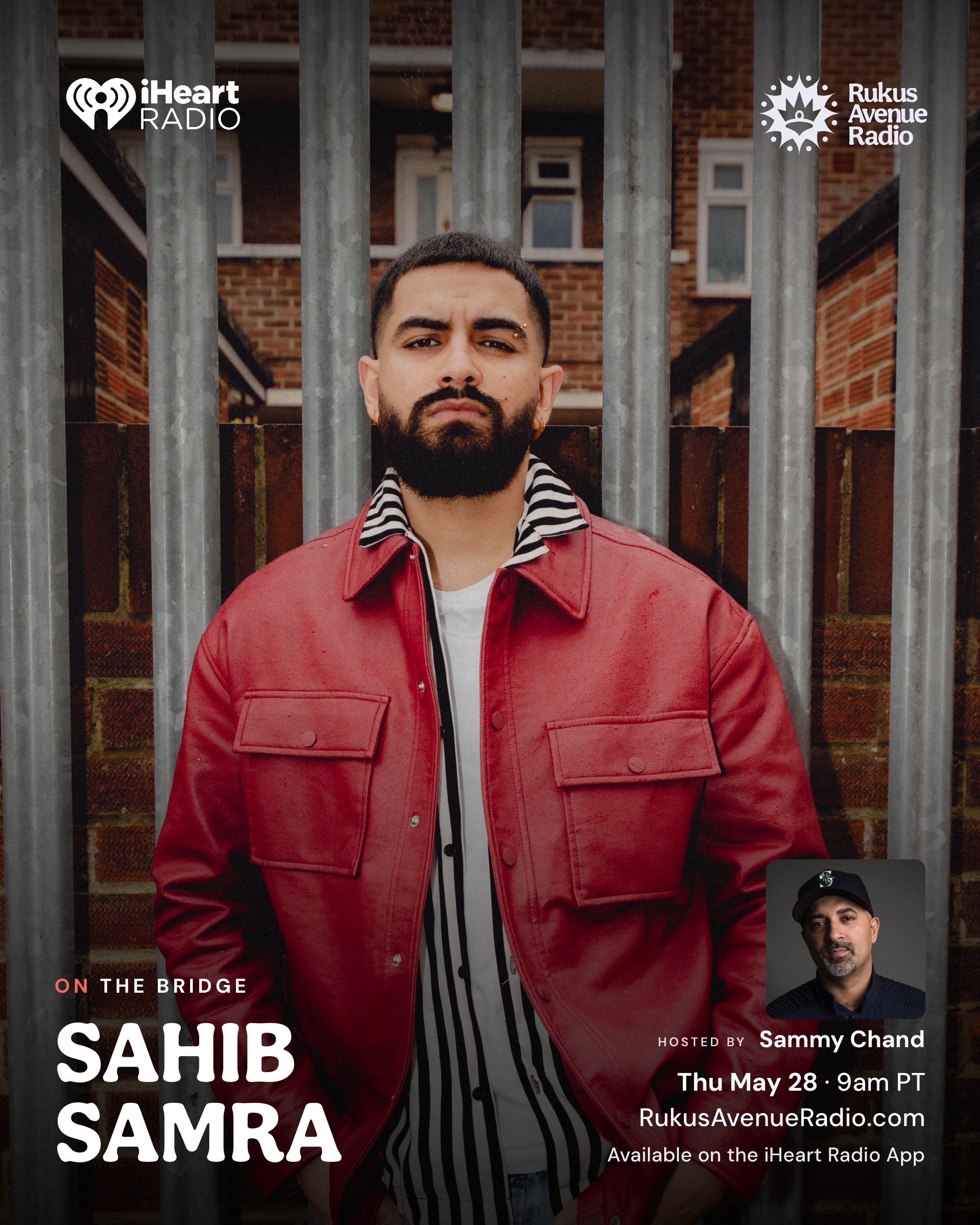 Sahib Samra on The Bridge — Thu 28 May, 9 AM PT · Live