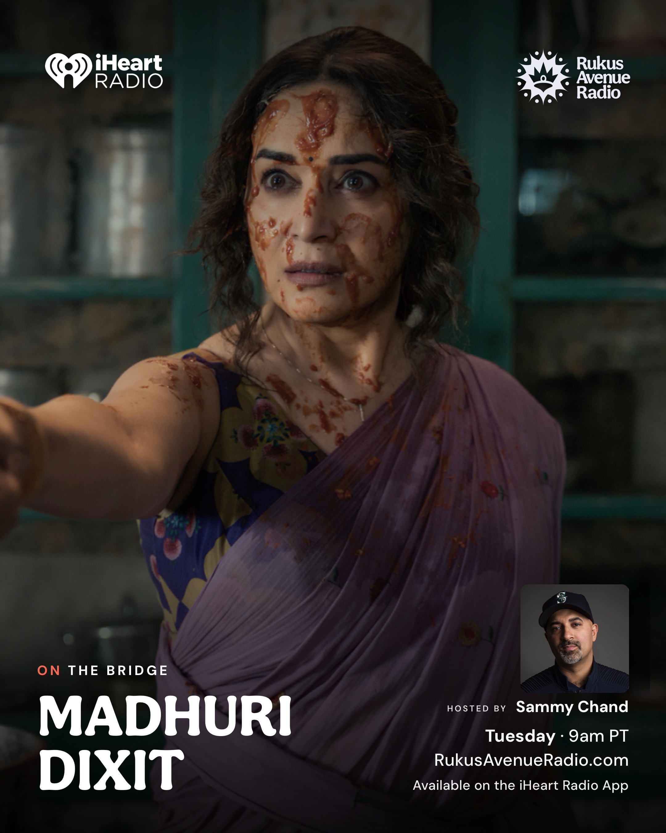 Madhuri Dixit on The Bridge — Tue 9 Jun, 9 AM PT · Live